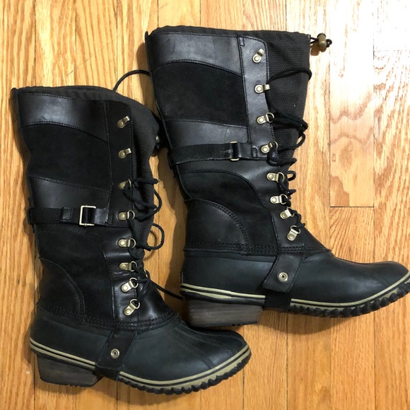 Sorel Conquest Carly - Size 11 - Black - Picture 4 of 7